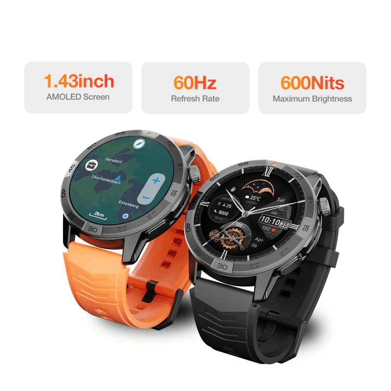 AGM Legion Pro športna pametna ura GPS, 5ATM, IP67, MIL-STD-810H